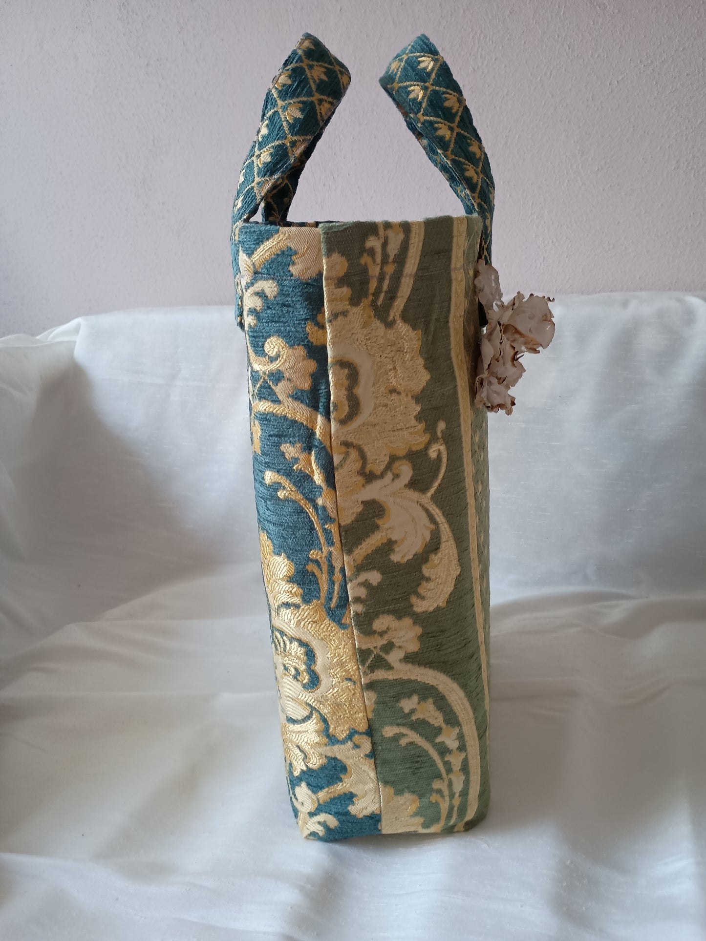 💚 "Verde Reale" – Borsa artigianale unica