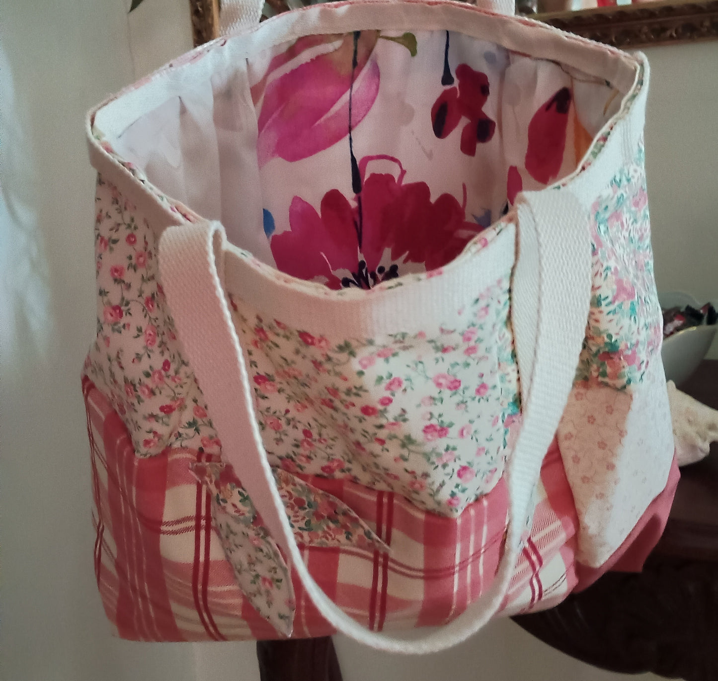 "Campagna Felice" – Borsa maxi artigianale, romantica e funzionale