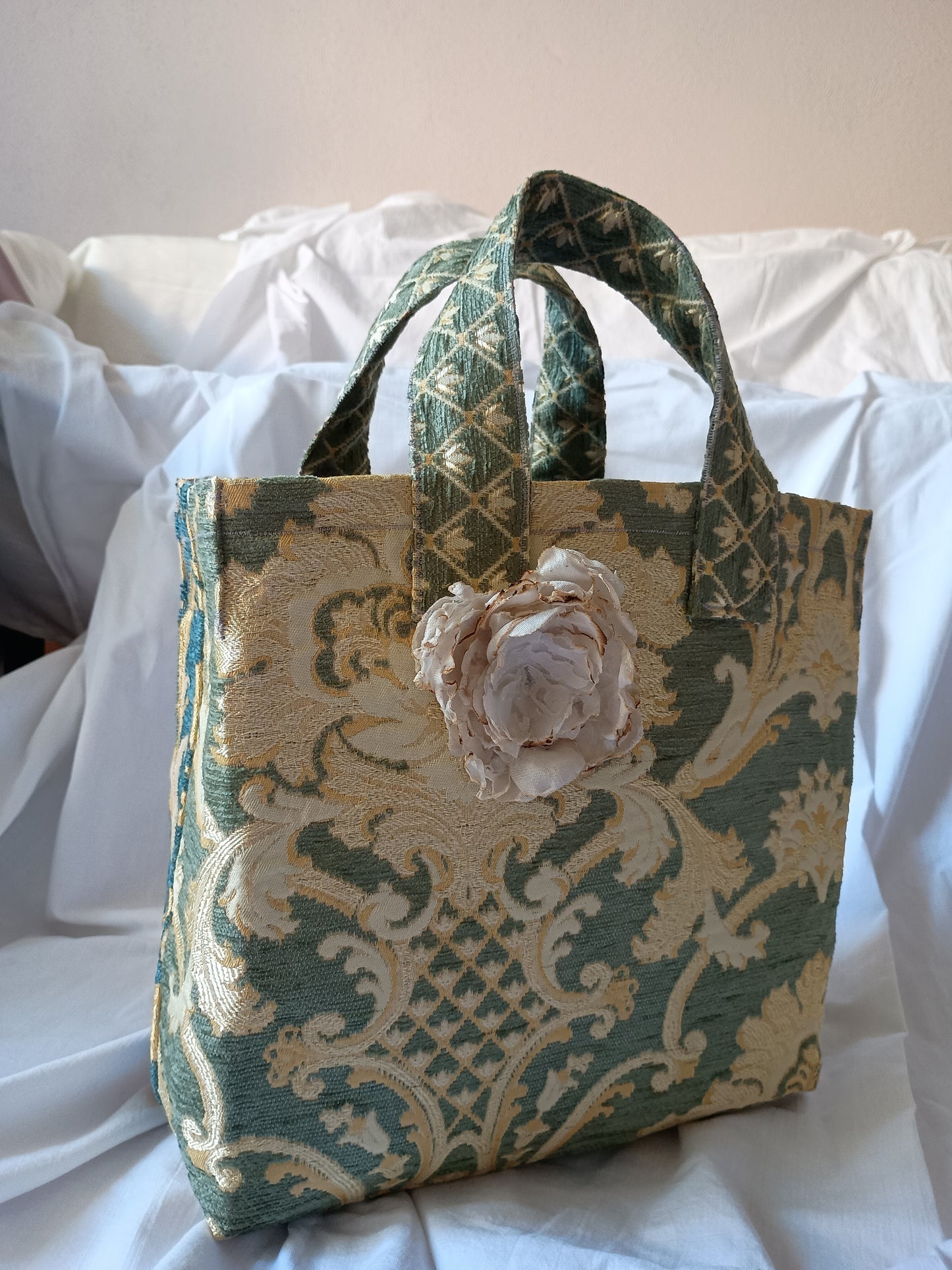 Borsa Riflessi di seta antica