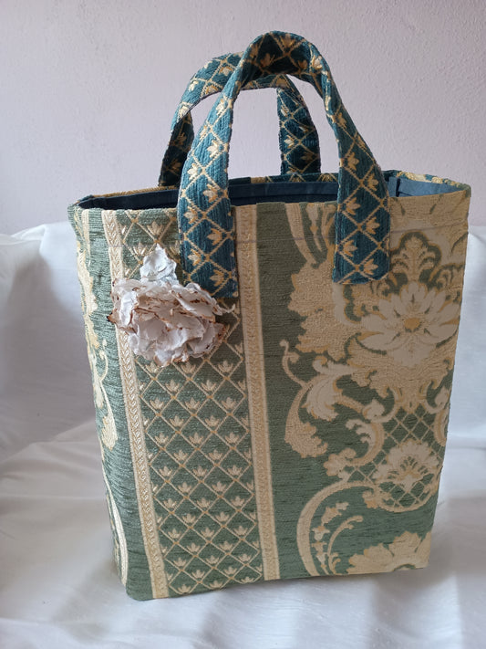 💚 "Verde Reale" – Borsa artigianale unica